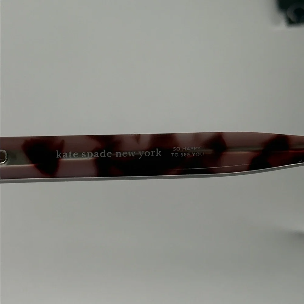 kate spade Tortoiseshell Square Acrylic Glasses